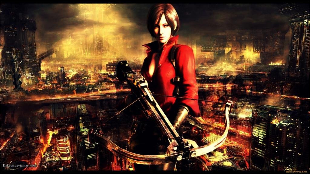Amazon.com: Da Bang Resident Ada Wong A Crossbow A City 20X30 Inch